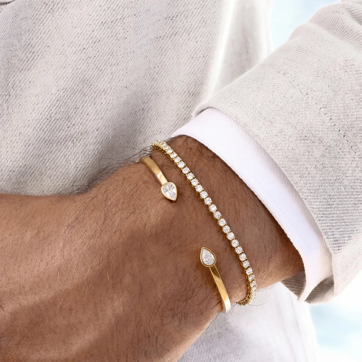 pandora men alternatives bracelet stack