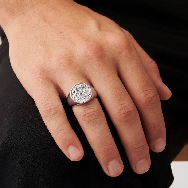 Hammered 1 of 1-ring