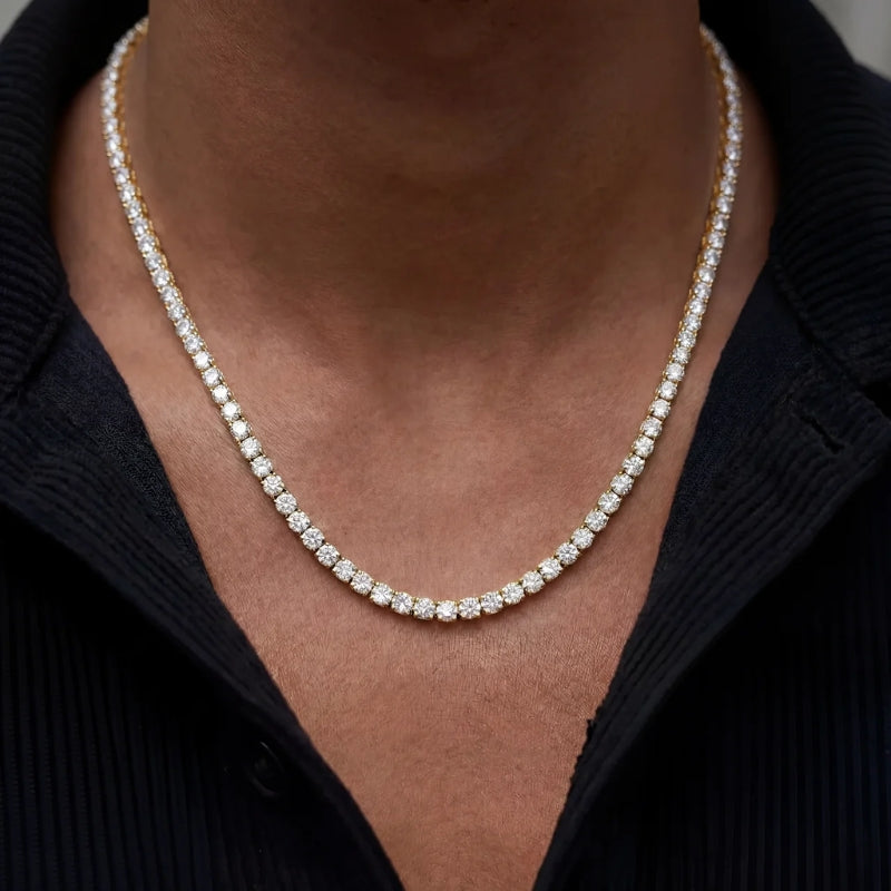 Tennisketting in goud - 5mm
