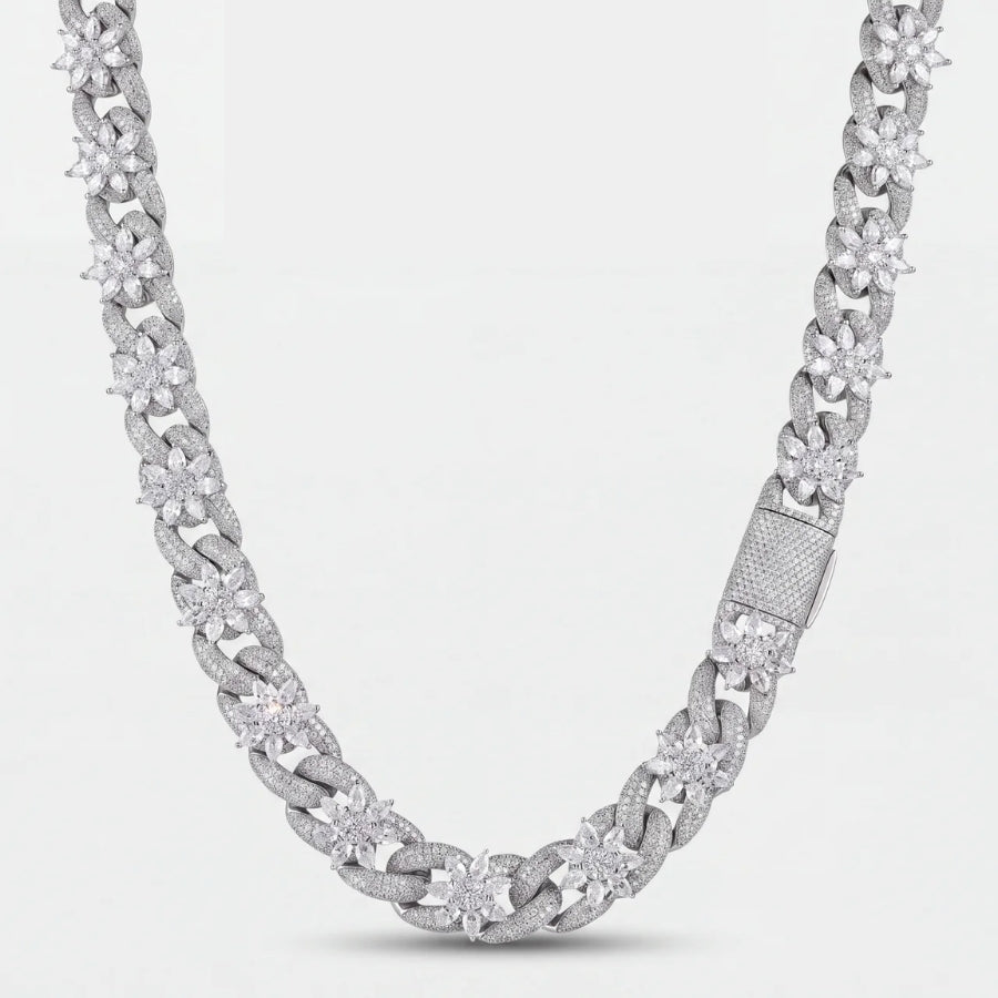 Frost Bloom cuban ketting