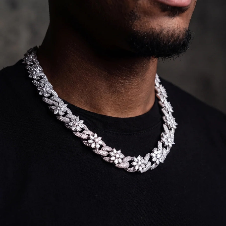 Frost Bloom cuban ketting