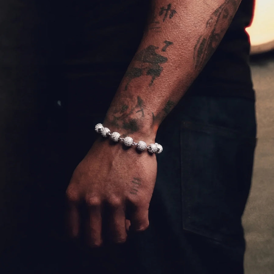 Glacier iced kralenarmband