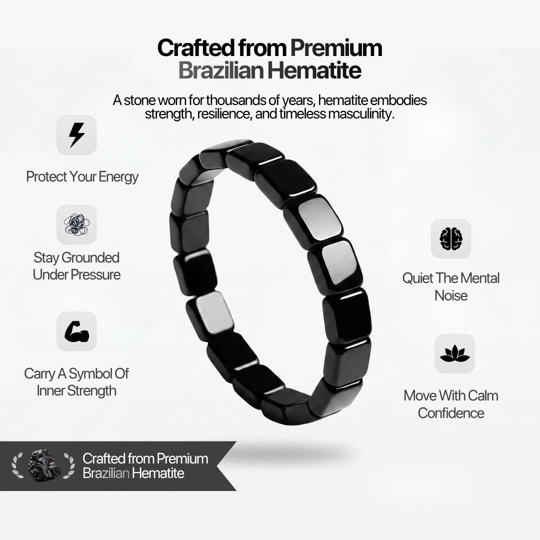 Hematite Guardian-armband