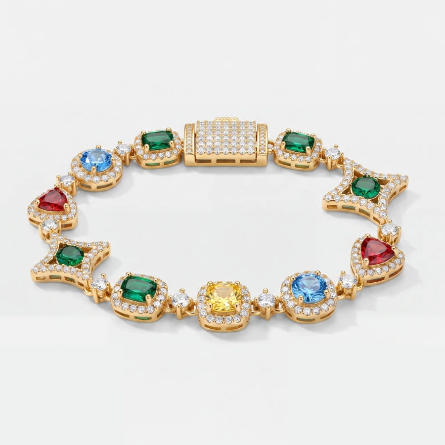 Monaco multi gemstone armband