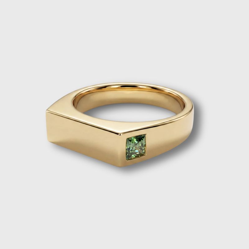 Side Emerald-ring