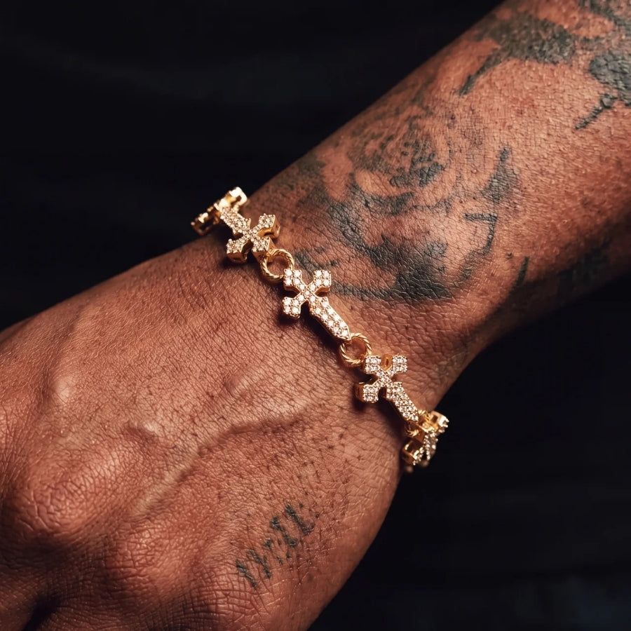 Sanctus kruis schakelarmband