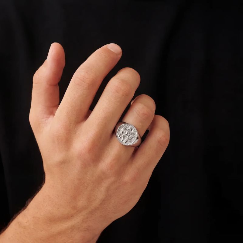 Hammered 1 of 1-ring