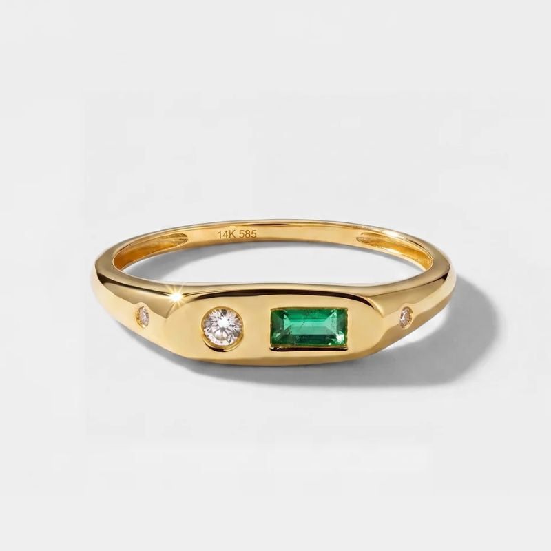 Saint Emerald-ring