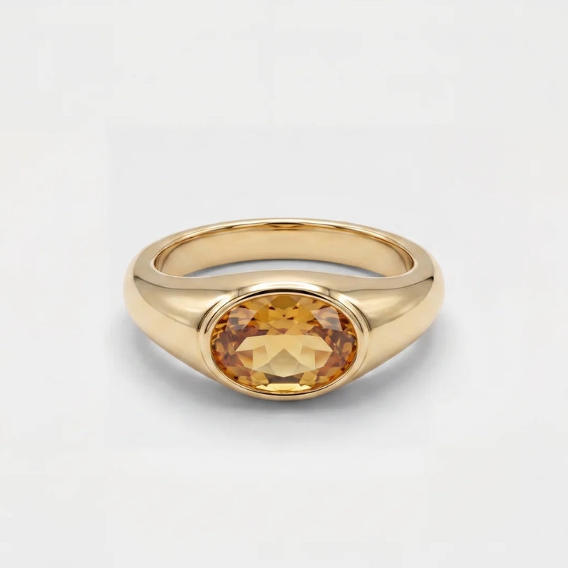 Citrine-ring