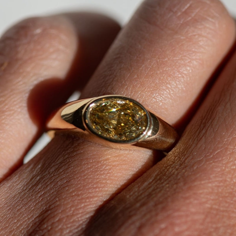 Citrine-ring