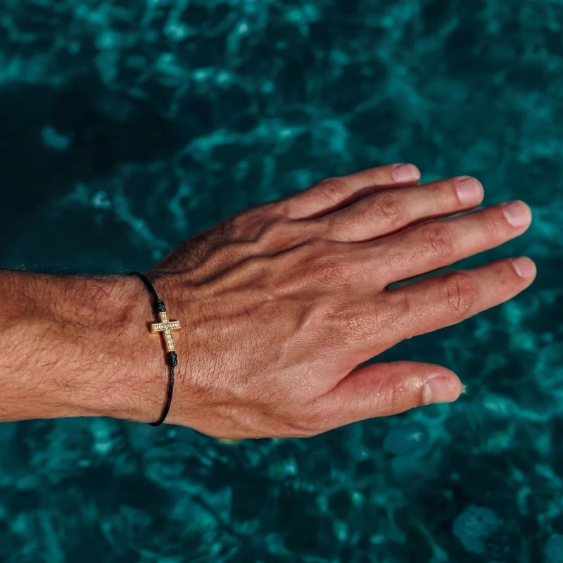 Cross Cord tennisarmband
