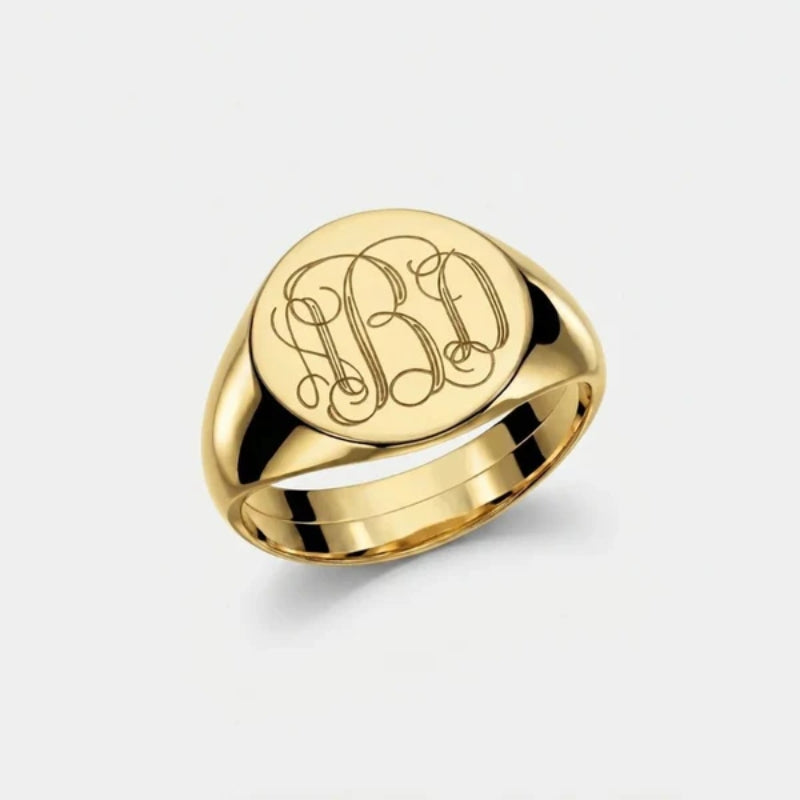 Sovereign Signet-ring (gepersonaliseerd)