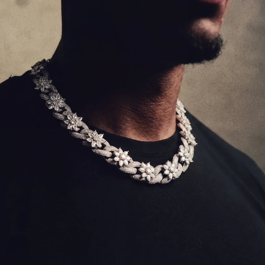 Frost Bloom cuban ketting