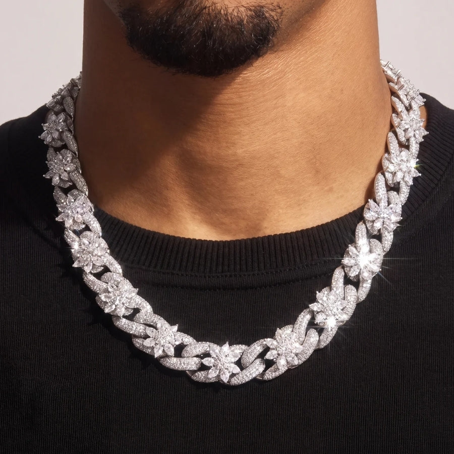 Frost Bloom cuban ketting
