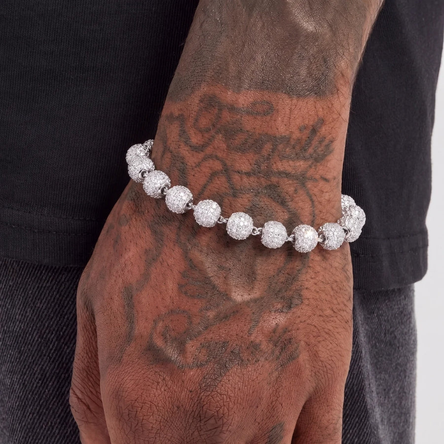 Glacier iced kralenarmband