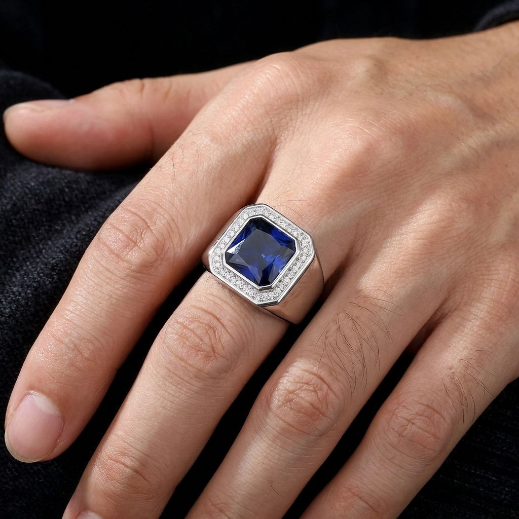Square Cut Stone-ring