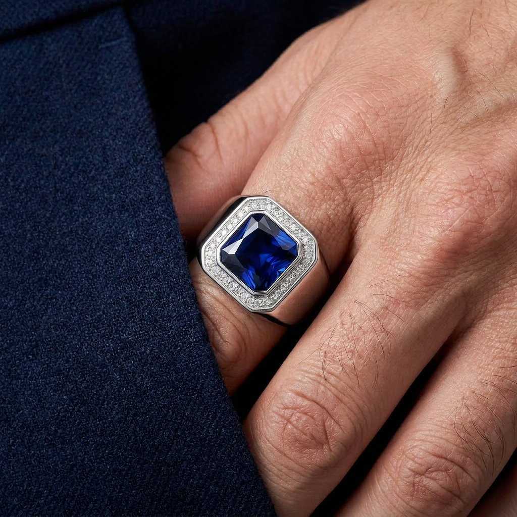 Square Cut Stone-ring