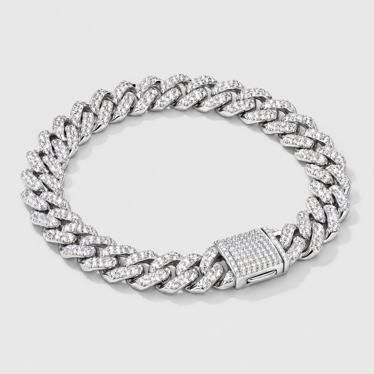 Iced Prong Cuban Bracelet