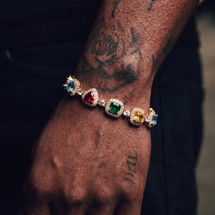 Monaco multi gemstone armband