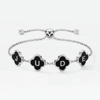 Klaver Initiaal Armband