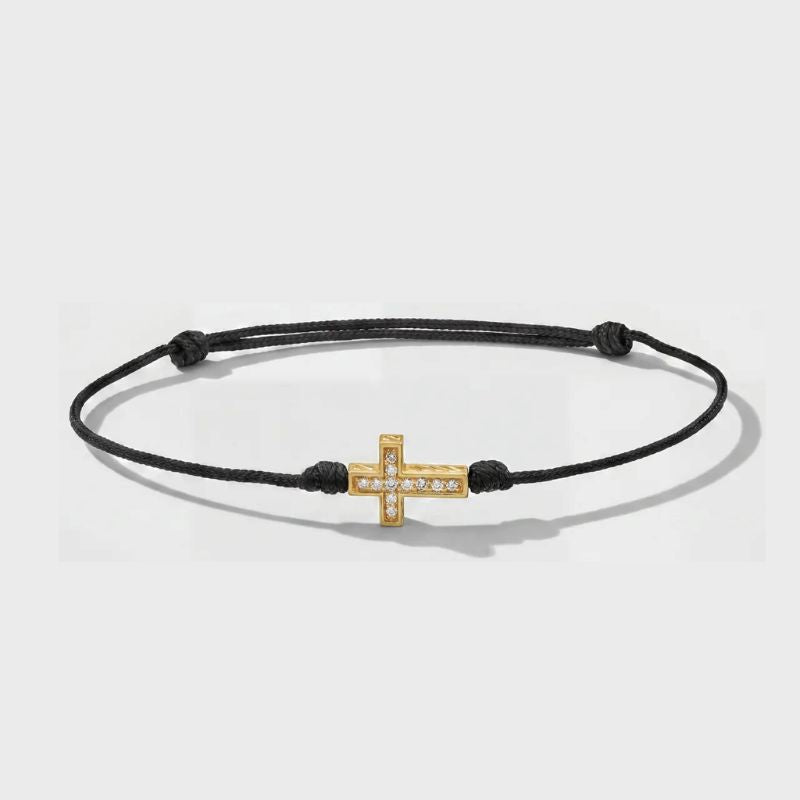 Cross Cord tennisarmband