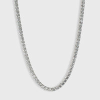Tennisketting - 5mm - Wit