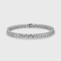 Witte Drop-tennisarmband
